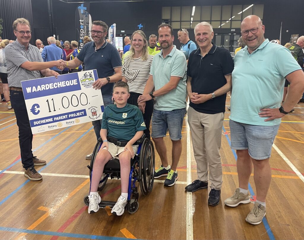 Hollands Venetië Tocht haalt €11.000,- op voor Duchenne Parent Project